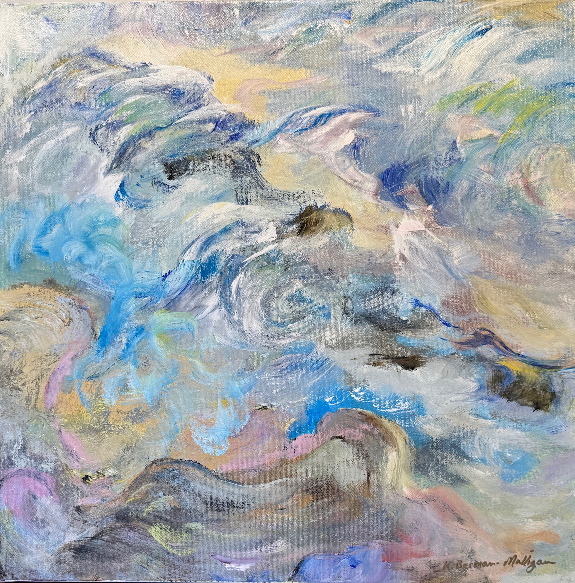 acrylic painting on canvas